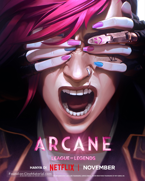 &quot;Arcane: League of Legends&quot; - Indonesian Movie Poster