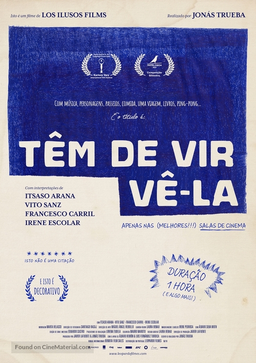 Ten&eacute;is que venir a verla - Portuguese Movie Poster