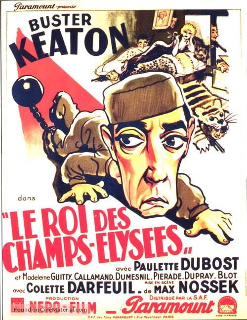 Le roi des Champs-&Eacute;lys&eacute;es - French Movie Poster