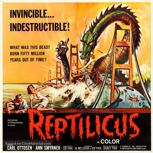 Reptilicus - Movie Poster