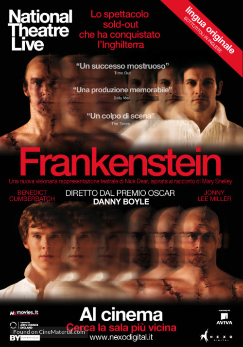 National Theatre Live: Frankenstein - Italian Movie Poster