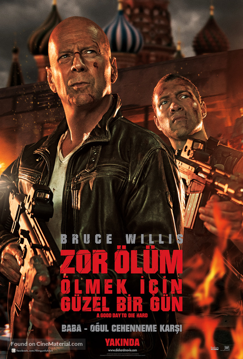 A Good Day to Die Hard - Turkish Movie Poster