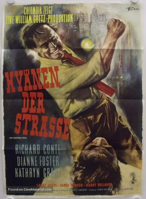 The Brothers Rico - German Movie Poster