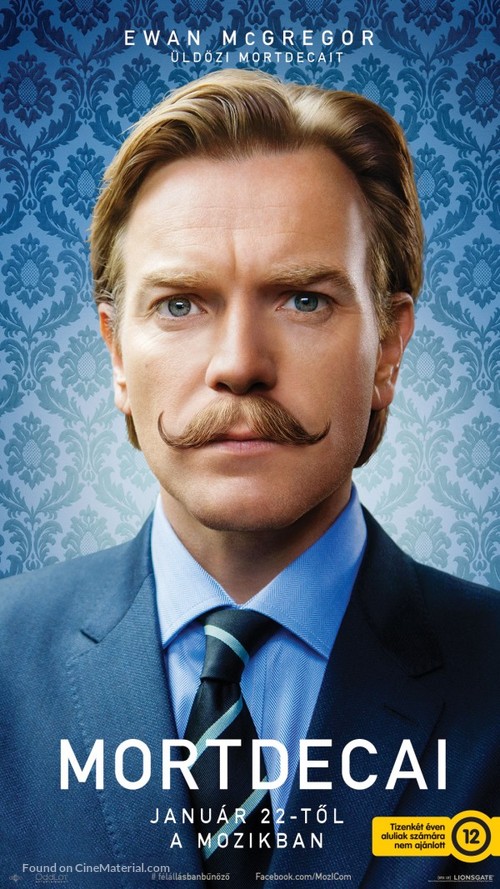 Mortdecai - Hungarian Movie Poster