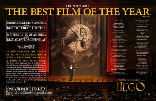 Hugo - For your consideration movie poster