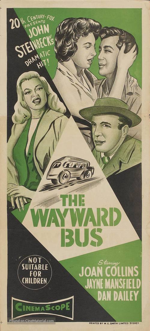 The Wayward Bus - Australian Movie Poster