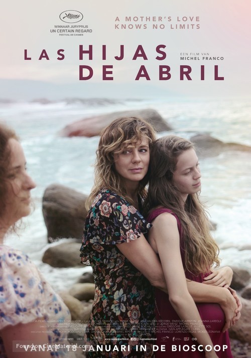 Las hijas de Abril - Dutch Movie Poster