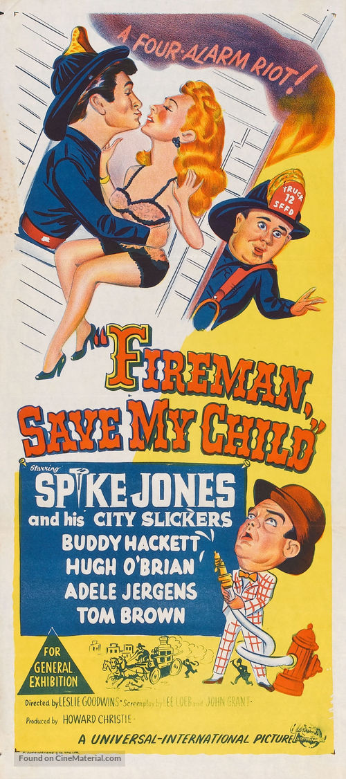 Fireman Save My Child - Australian Movie Poster