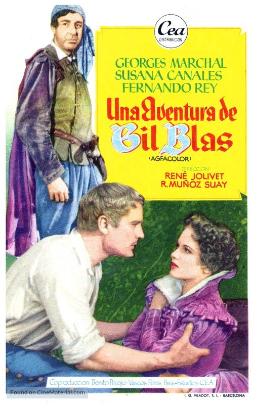 Una aventura de Gil Blas - Spanish Movie Poster
