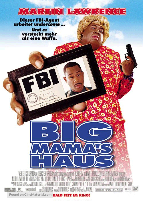 Big Momma&#039;s House - German Movie Poster