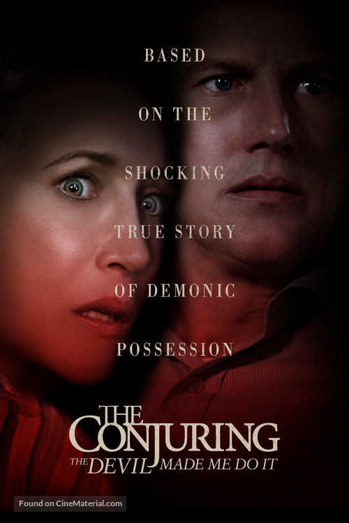 The Conjuring: The Devil Made Me Do It - British Movie Cover
