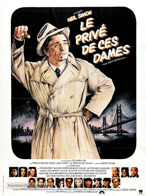 The Cheap Detective - French Movie Poster
