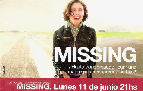 &quot;Missing&quot; - Argentinian poster