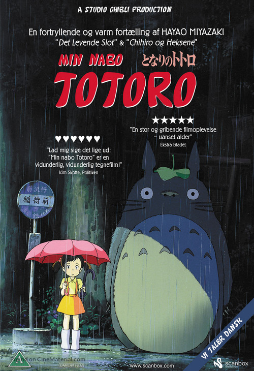 Tonari no Totoro - Danish DVD movie cover