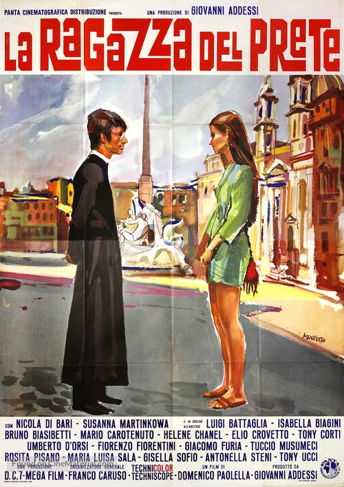 La ragazza del prete - Italian Movie Poster