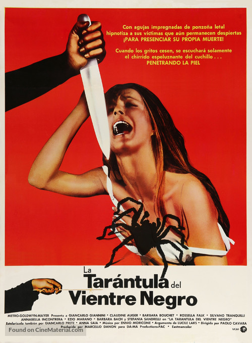 Tarantola dal ventre nero, La - Argentinian Movie Poster