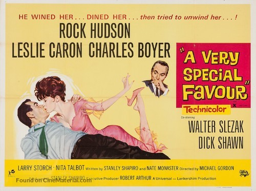 A Very Special Favor - British Movie Poster