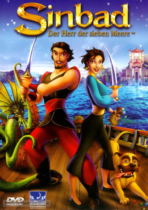 Sinbad: Legend of the Seven Seas - German DVD movie cover