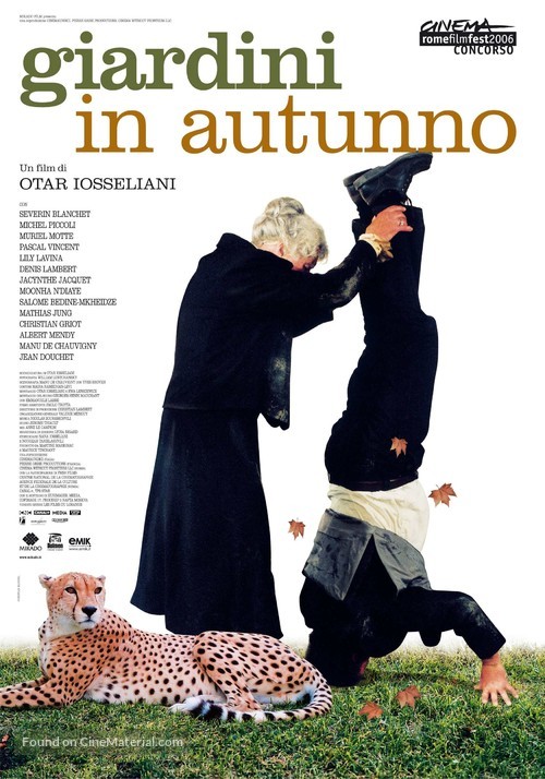 Jardins en automne - Italian poster