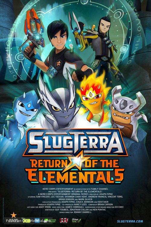 Slugterra: Return of the Elementals - Canadian Movie Poster