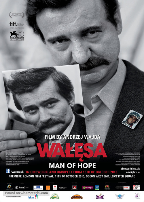 Walesa. Czlowiek z nadziei - British Movie Poster