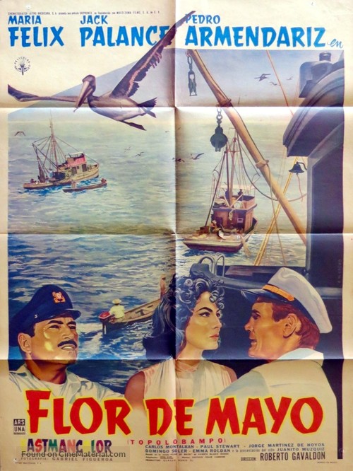 Flor de mayo - Mexican Movie Poster
