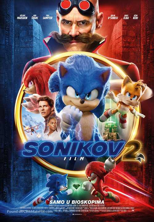 Sonic the Hedgehog 2 - Serbian Movie Poster