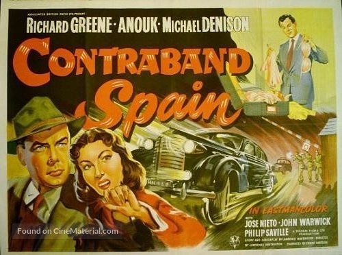 Contraband Spain - British Movie Poster