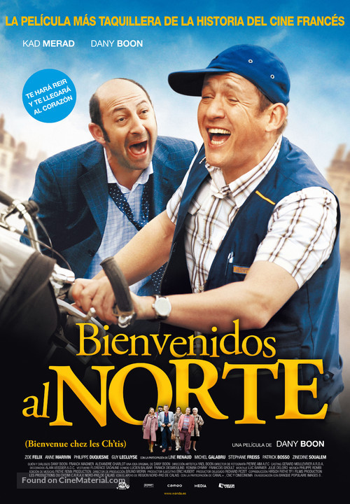 Bienvenue chez les Ch&#039;tis - Spanish Movie Poster