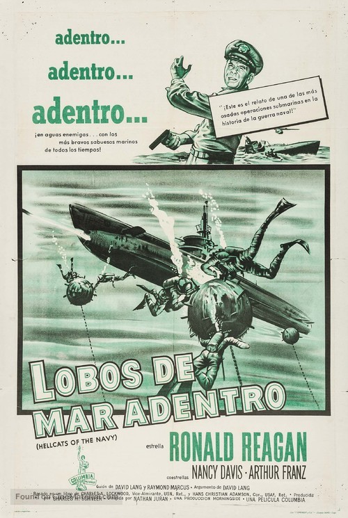 Hellcats of the Navy - Argentinian Movie Poster
