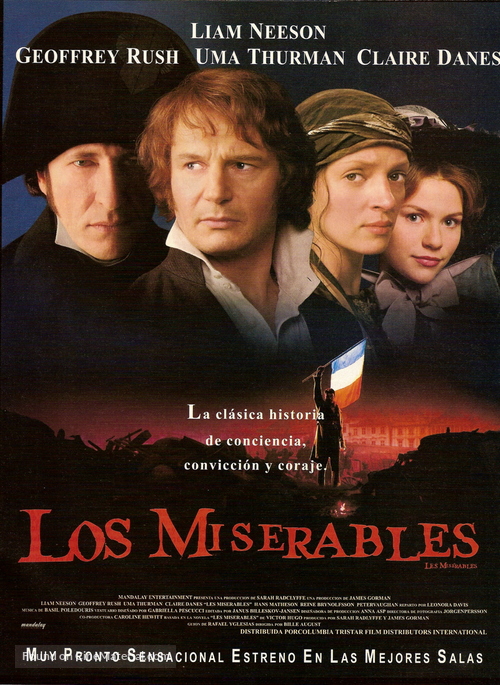 Les Mis&eacute;rables - Argentinian Movie Poster