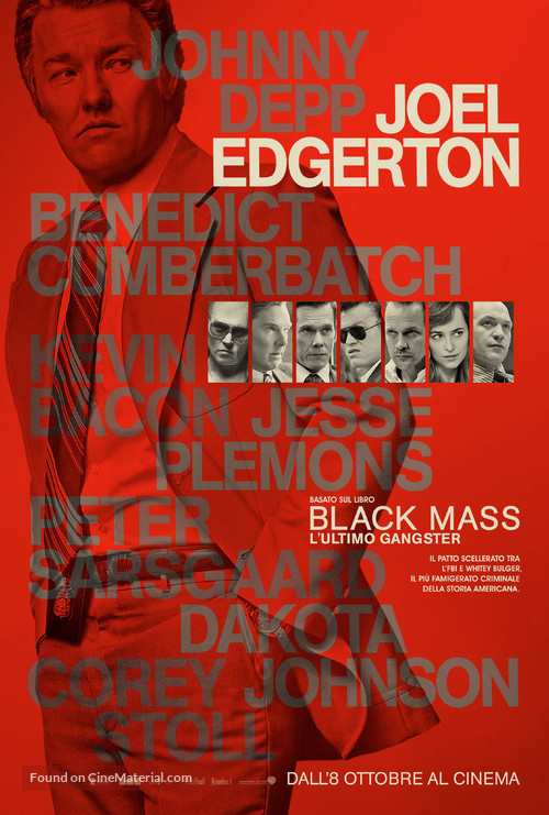 Black Mass - Italian Movie Poster