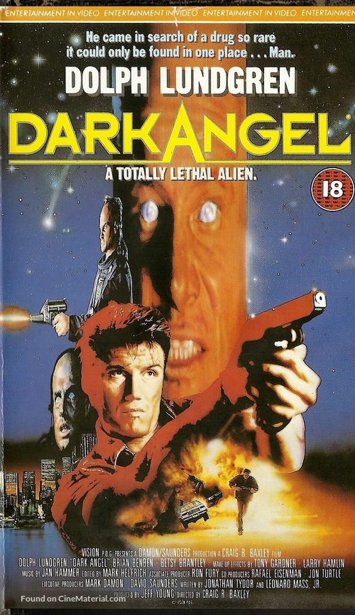 Dark Angel - British VHS movie cover