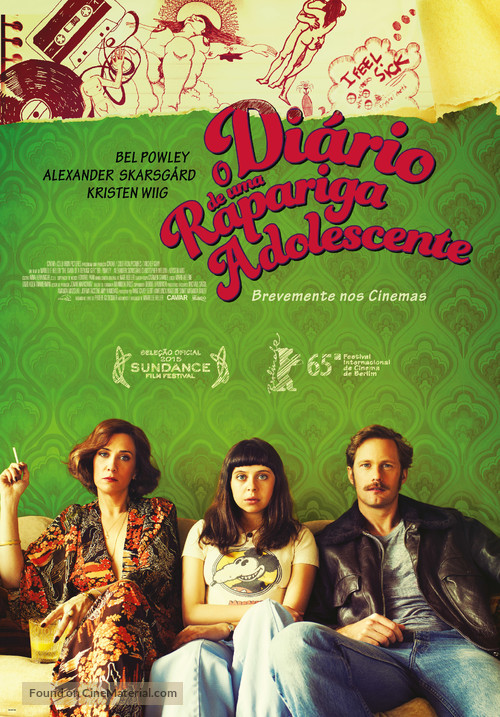 The Diary of a Teenage Girl - Portuguese Movie Poster