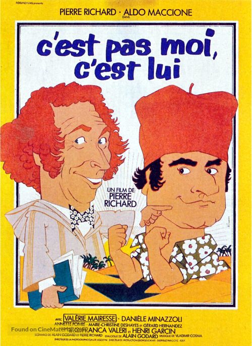 C&#039;est pas moi, c&#039;est lui - French Movie Poster