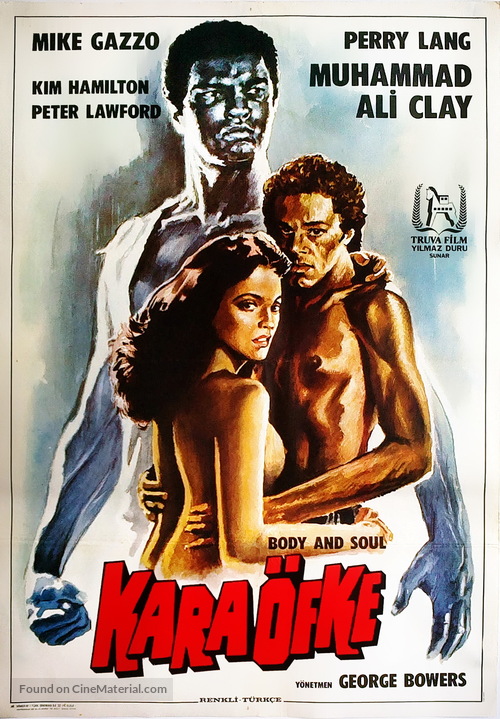 Body and Soul - Turkish Movie Poster