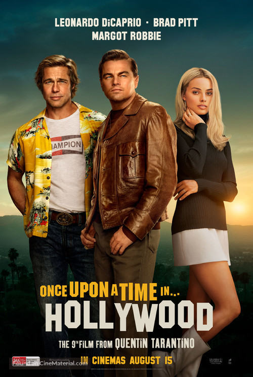 Once Upon a Time in Hollywood - Australian Movie Poster