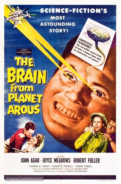 The Brain from Planet Arous - Movie Poster
