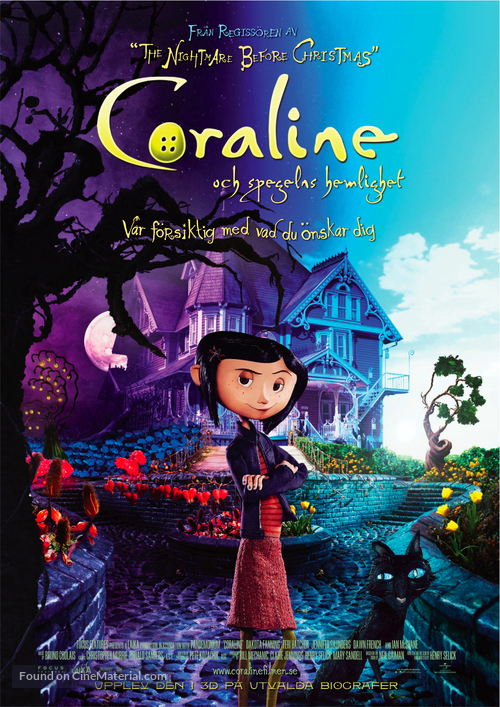 Coraline - Swedish Movie Poster