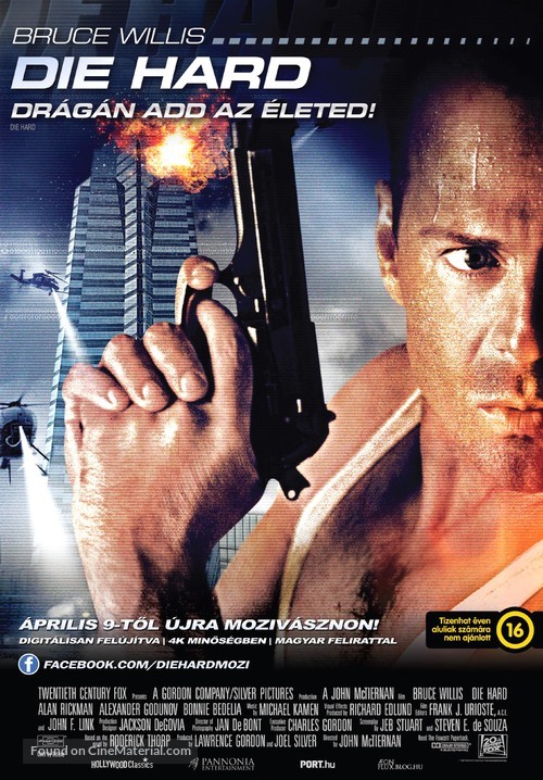 Die Hard - Hungarian Re-release movie poster