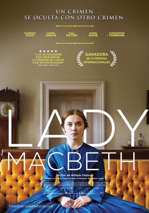 Lady Macbeth - Argentinian Movie Poster