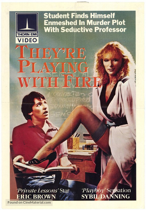 They&#039;re Playing with Fire - Video release movie poster