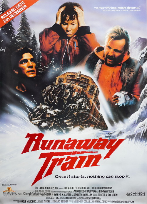 Runaway Train - British Movie Cover