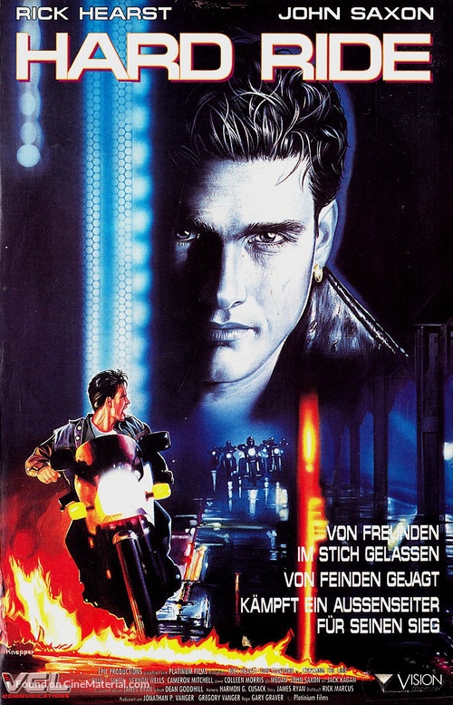 Crossing the Line - German VHS movie cover