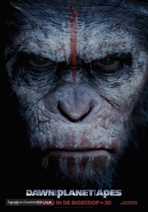 Dawn of the Planet of the Apes - Dutch Movie Poster
