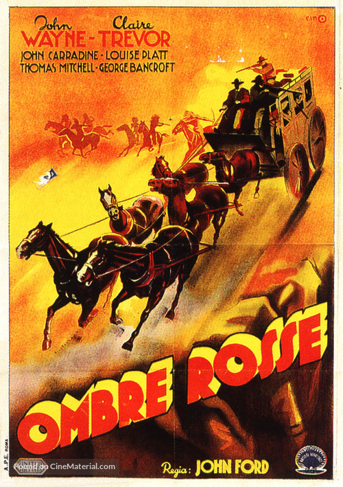 Stagecoach - Italian Movie Poster