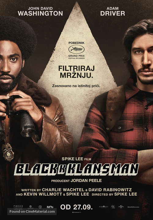 BlacKkKlansman - Serbian Movie Poster