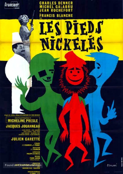 Les pieds nickel&eacute;s - French Movie Poster