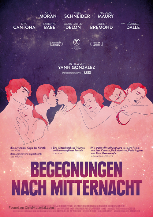 Les rencontres d&#039;apr&egrave;s minuit - German Movie Poster