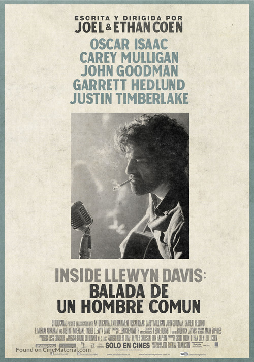 Inside Llewyn Davis - Argentinian Movie Poster